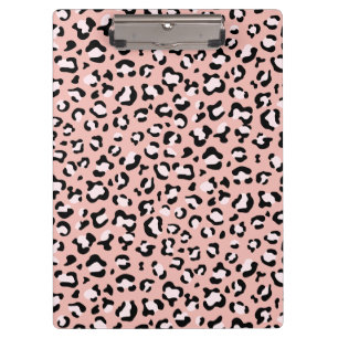 Porte-bloc Léopard Print, Léopard Spots, Rose Léopard