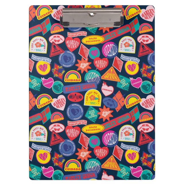 Porte-bloc L'équipe du suicide | Harley Quinn Motif d'insigne (Devant)