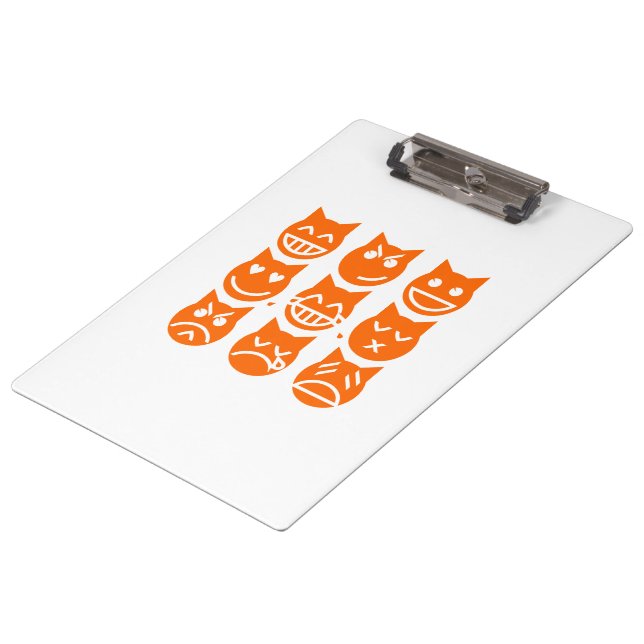 Porte-bloc Les 9 vies du chat Emoji (Incliné)