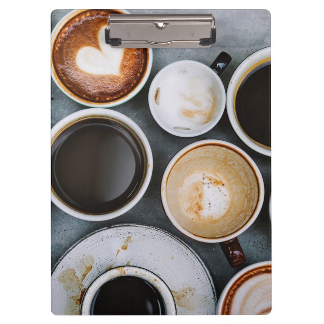 Porte-bloc Les amateurs de café rêvent de caféine (Devant)