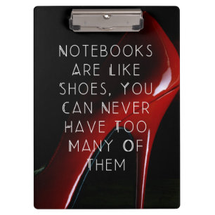 Porte-bloc Les Carnets de talons rouges sont comme des chauss