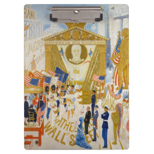 Porte-bloc Les cathédrales de Wall Street par Stettheimer