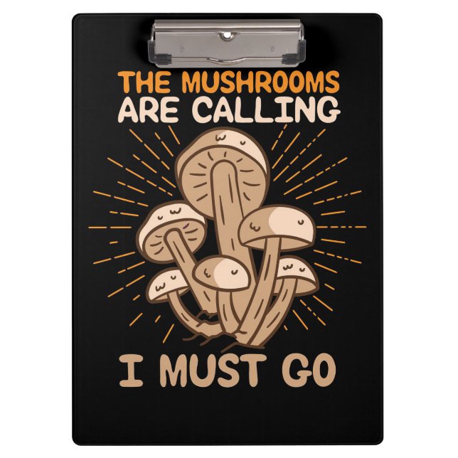 Porte-bloc Les Champignons Chasseurs De Champignons Appelent (Devant)