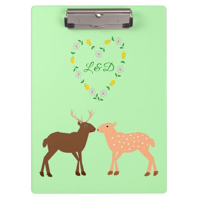 Porte-bloc Les Deux et Daisy Heart Custom (Devant)