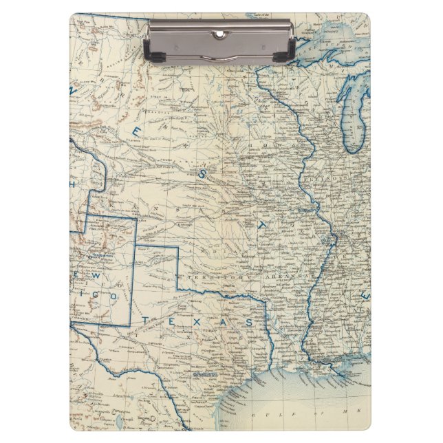 Porte-bloc Les Etats-Unis en décembre 1860 (Devant)
