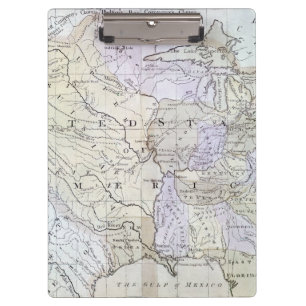 Porte-bloc Les ETATS-UNIS TRACENT, c1812