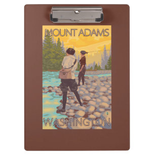 Porte-bloc Les femmes pilotent la pêche - bâti Adams,