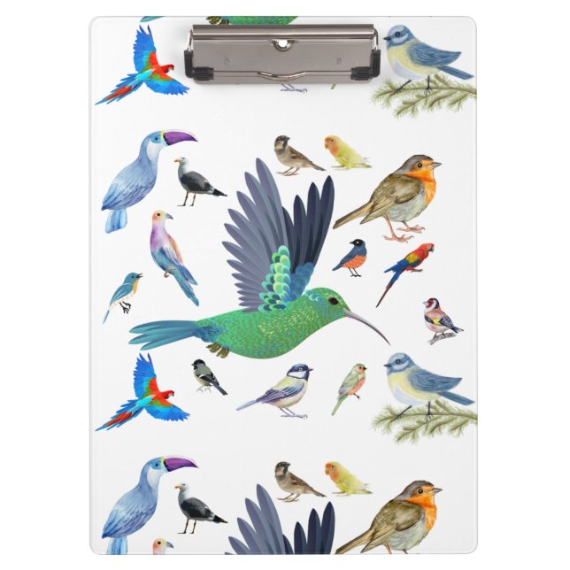 Porte-bloc Les oiseaux sont de beaux animaux (Devant)