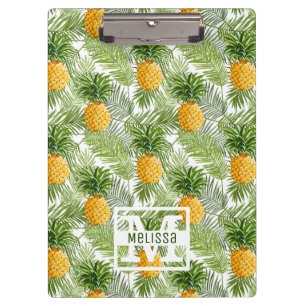 Porte-bloc Les palmettes et les ananas tropicaux   ajoutent