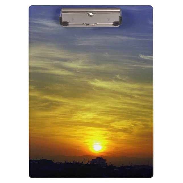 Porte-bloc Lever du soleil (Devant)