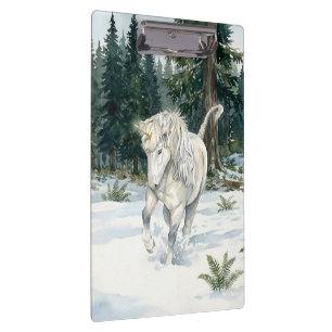 Porte-bloc Licorne islandaise Dyfra Folâtrant dans la forêt e