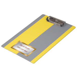 Porte-bloc Light Yellow and Soft Gray Customize