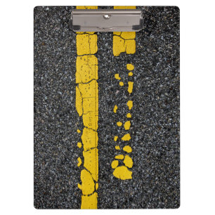 Porte-bloc Ligne double jaune déclinée