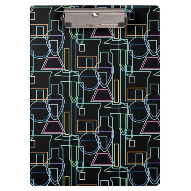 Porte-bloc Lignes de laboratoire de chimie (Devant)