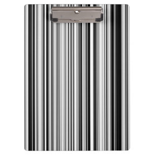 Porte-bloc Lignes noires et blanches