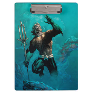 Porte-bloc Ligue Justice #10 Aquaman Noyé Variant de Terre