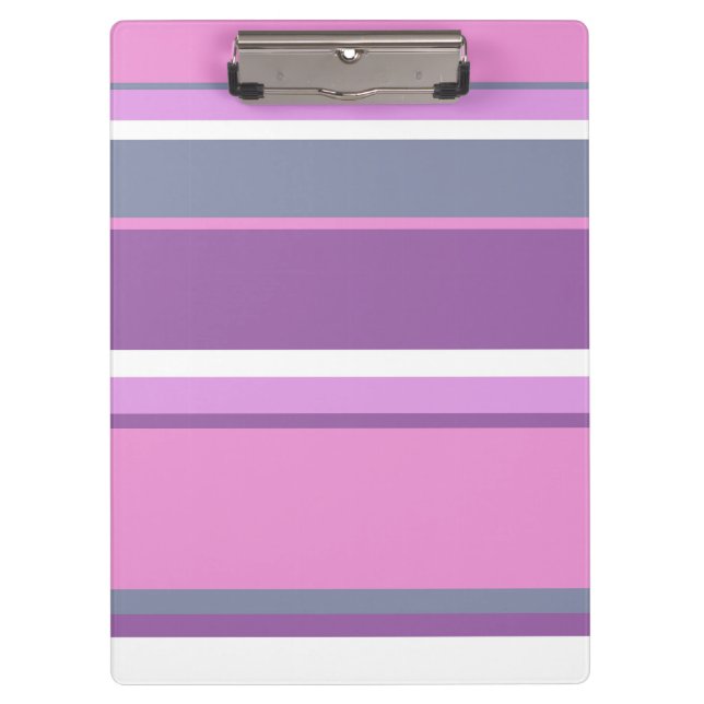 Porte-bloc Lilac rayures (Devant)