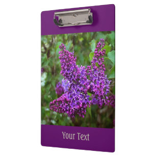 Porte-bloc Lilacs violets lors d'un Printemps Personnalisé