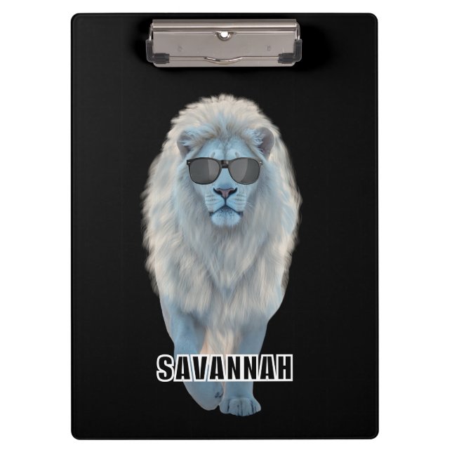 Porte-bloc Lion blanc (Devant)