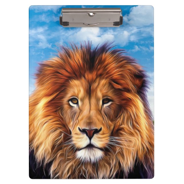 Porte-bloc Lion Le Roi de Forêt-15475 (Devant)