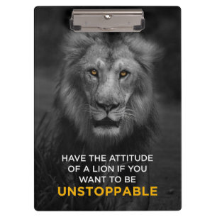 Porte-bloc Lion Motivational Unstoppapy