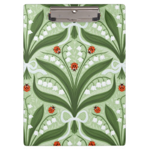 Porte-bloc Lit de la vallée et la symétrie des coccinelles en