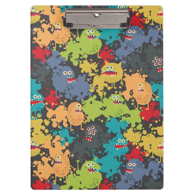 Porte-bloc Little cute funny monsters (Devant)