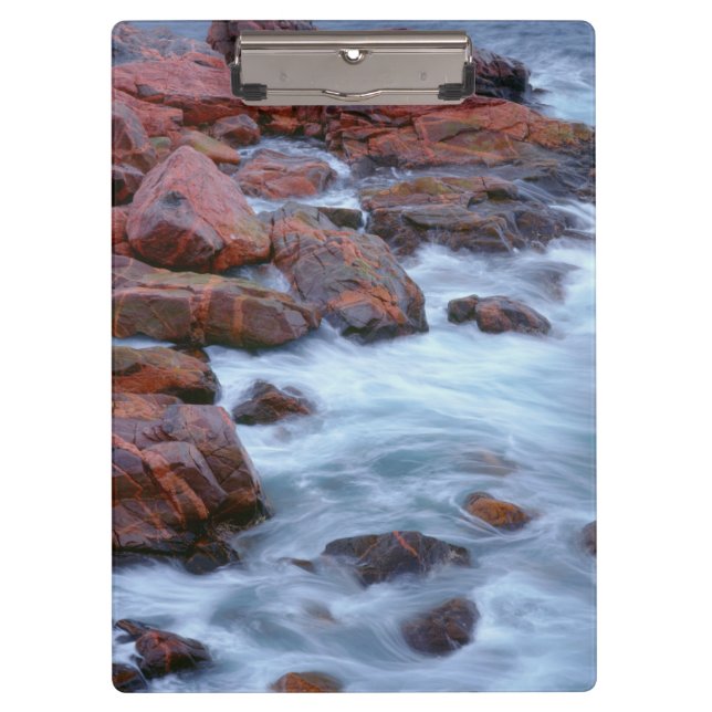 Porte-bloc Littoral rocheux avec eau, Canada (Devant)