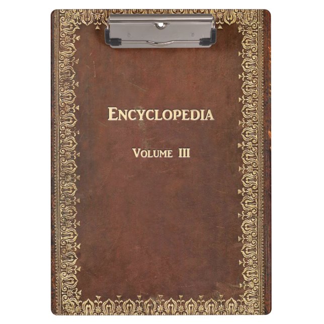 Porte-bloc Livre de l'Encyclopédie antique de Falln (Devant)