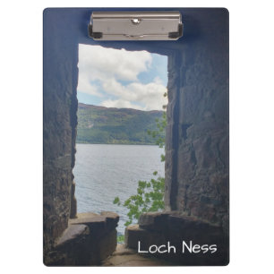 Porte-bloc Loch Ness vu du château d'Urquhart