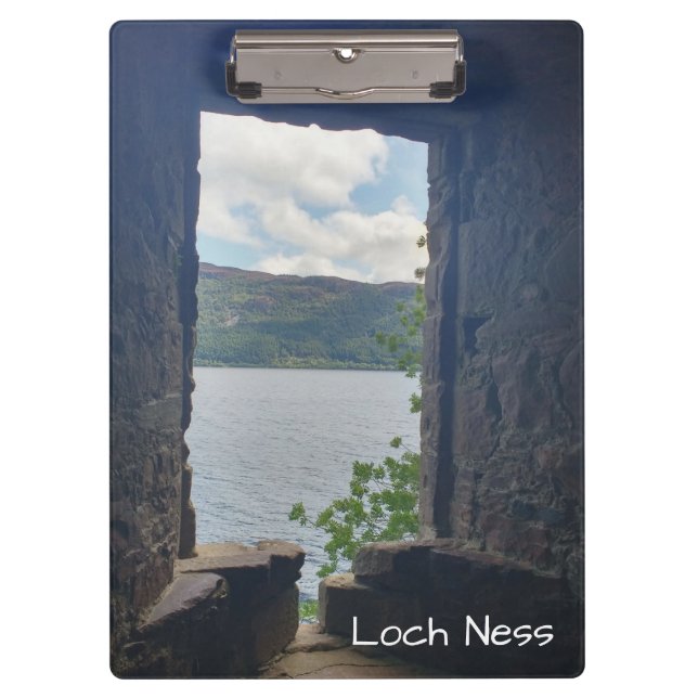 Porte-bloc Loch Ness vu du château d'Urquhart (Devant)