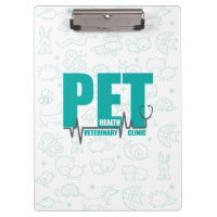 Logo de clinique vétérinaire Doodle Turquoise mode