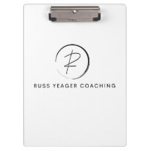 Logo de signature de coaching de Russ Yeager