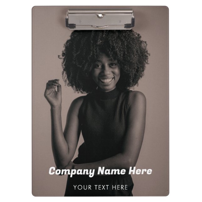 Porte-bloc Logo d'entreprise Photo Société promotionnelle Ent (Devant)