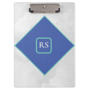 Porte-bloc Logo en forme de diamant Nom Marbre Blanc