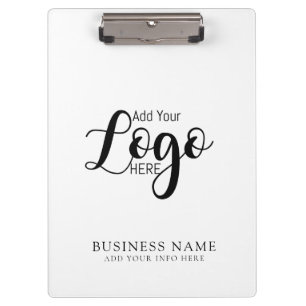 Porte-bloc Logo personnalisé minimaliste blanc et noir de l'e