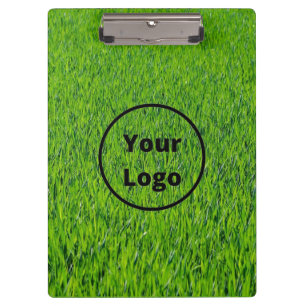 Porte-bloc Logo personnalisé vert herbe