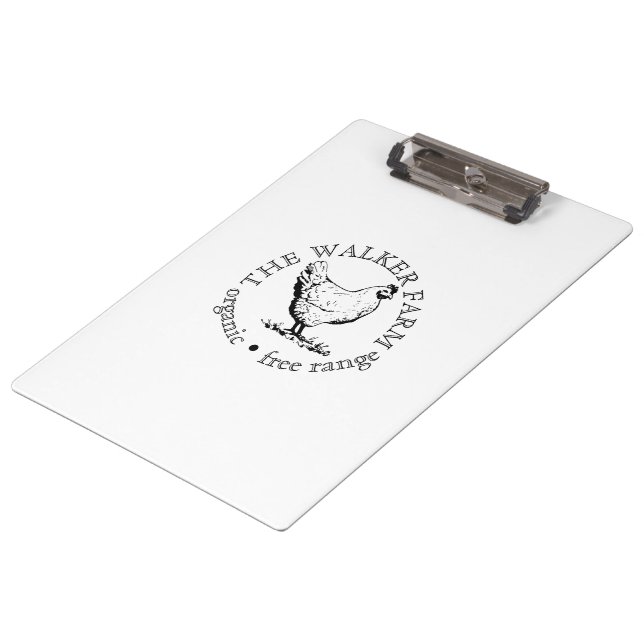 Porte-bloc Logo promotionnel pour petite entreprise agricole (Incliné)