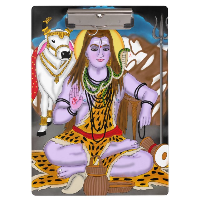 Porte-bloc Lord Shiva Clip board (Devant)