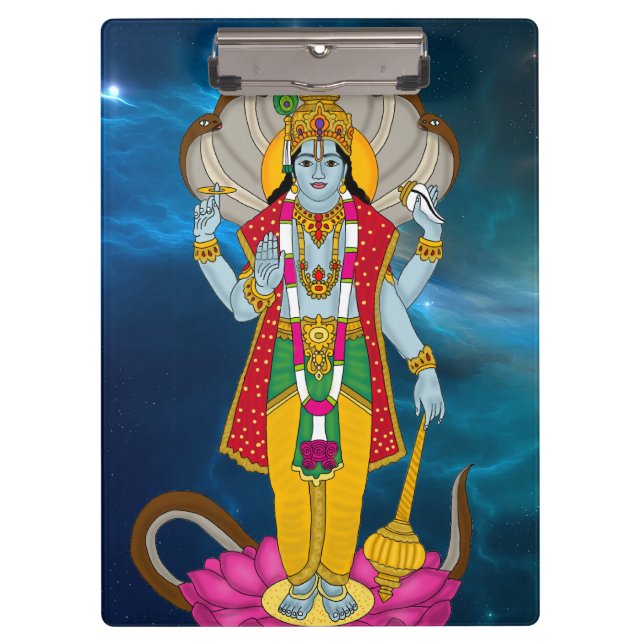 Porte-bloc Lord Vishnu Notebook (Devant)
