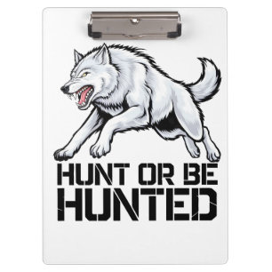 Porte-bloc Loup alpha : chasse ou chasse