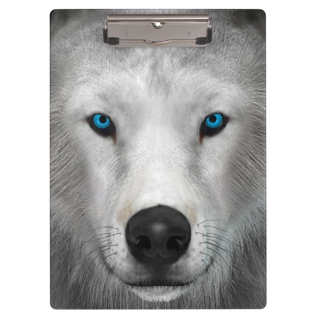 Porte-bloc Loup arctique (Devant)