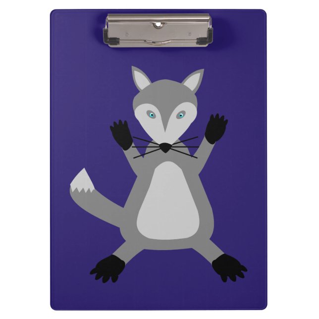 Porte-bloc Loup d'Halloween mignon (Devant)
