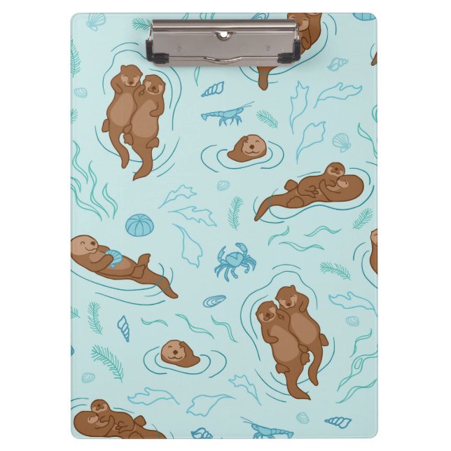 Porte-bloc Loutre amusant clair (Devant)