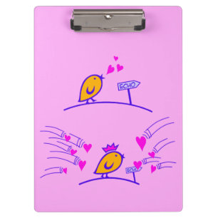 Porte-bloc LOVE ECHO - Comic Birds Tweetlercools 3