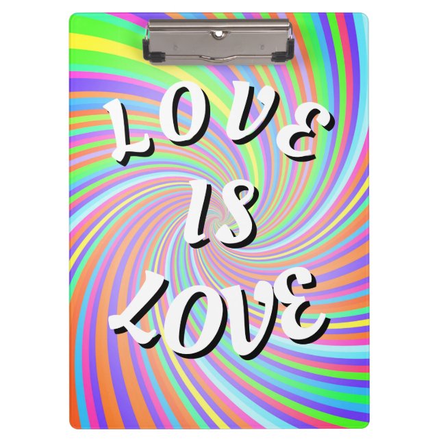Porte-bloc Love Is Love Fierté  (Devant)