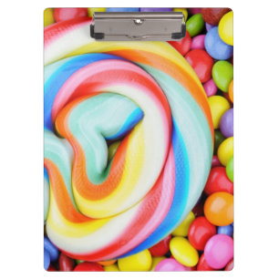Porte-bloc Lucette rayée et je-sais-tout multicolores