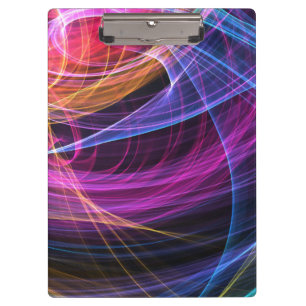 Porte-bloc Lumière vortex arc-en-ciel abstrait