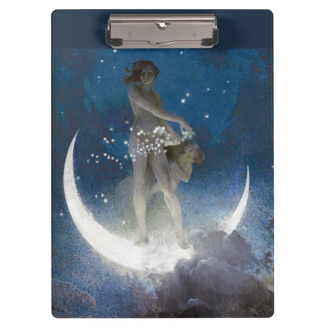 Porte-bloc Luna Goddess at Night Scattering Stars (Devant)