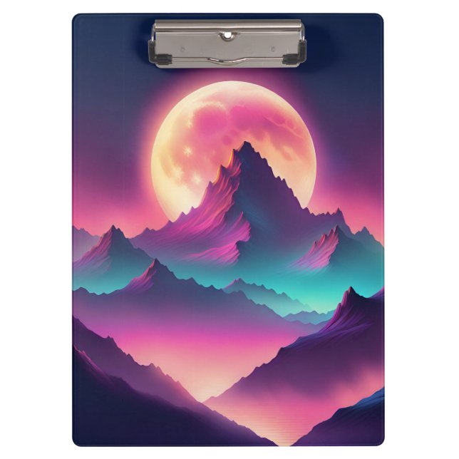 Porte-bloc lune se lève (Devant)
